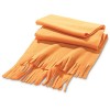 JASON. Fleece scarf in orange