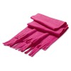 JASON. Fleece scarf (200 g/m²) in pink