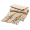 JASON. Fleece scarf (200 g/m²) in tan