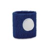 KOV. Elasticated polyester sweatband cuff in blue