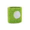 KOV. Elasticated polyester sweatband cuff in Light Green