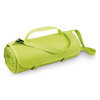 FLEECE. 160 g/m² fleece blanket with handle and strap in lime-green