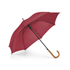 PATTI. 190T polyester umbrella with automatic opening in blood-red