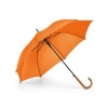 PATTI. 190T polyester umbrella with automatic opening in orange