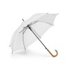 PATTI. 190T polyester umbrella with automatic opening in white