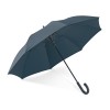ALBERT. 190T pongee umbrella with fibreglass shaft and ribs in blue