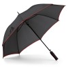 JENNA. 190T polyester umbrella with EVA handle in red