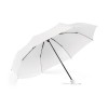MARIA. 190T polyester folding umbrella in white