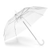 NICHOLAS. Transparent POE umbrella in white