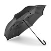 ANGELA. 190T pongee reversible folding umbrella in grey