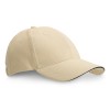 CHRISTOPHE. 100% cotton sandwich cap (260 g/m²) in Beige