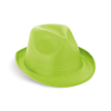 MANOLO. PP Trilby style hat in lime-green