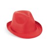 MANOLO. PP Trilby style hat in red