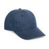 PHOEBE. Denim, cotton and polyester cap in blue