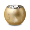 Adeline. Christmas candle holder in gold