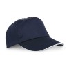 CLAIRE. Polyester sandwich cap in Navy Blue