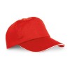 CLAIRE. Polyester sandwich cap in red