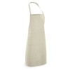 CURRY. Apron in cotton and polyester (180 g/m²) in Light Brown