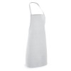 CURRY. Apron in cotton and polyester in white