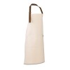 HOLM. 100% cotton apron (320 g/m²) in Light Natural