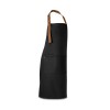 VESPER. 100% cotton apron (300 g/m²) in Black