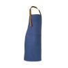 VESPER. 100% cotton apron (300 g/m²) in Blue