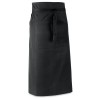 NAEKER. Bar apron in cotton and polyester (145 g/m²) in black