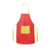 LAVENDER. Apron for children in red