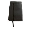 ROSEMARY. Bar apron in cotton and polyester (150 g/m²) in black