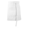 ROSEMARY. Bar apron in cotton and polyester (150 g/m²) in white