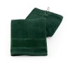 GOLFI. Multifunctional cotton towel (430 g/m²) in Dark Green