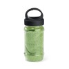 ARTX PLUS. Polyamide and polyester sports towel with bottle in Light Green