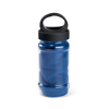 ARTX PLUS. Polyamide and polyester sports towel with bottle in navy