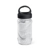 ARTX PLUS. Polyamide and polyester sports towel with bottle in white