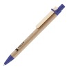 Woodclip Ball Pen With Wooden Clip in BLUE