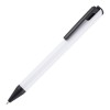 Malone Black Trim Pen in WHITE