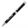 Admiral With Hinged Clip Ball Pen in BLACK