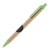 Ayr-Card Ball Pen With Wheat Trim in GREEN