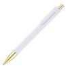 Cayman Gold Ball Pen in WHITE