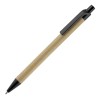 Hale Card Ball Pen with Recyclable Plastic trim in BLACK