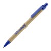 Hale Card Ball Pen with Recyclable Plastic trim in BLUE
