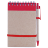 Notebook Ecocard in red
