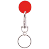 Keyring Coin Euromarket in red