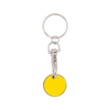Keyring Coin Euromarket in yellow