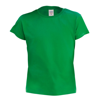 Kid Colour T-Shirt Hecom in green