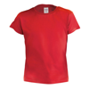 Kid Colour T-Shirt Hecom in red