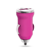 USB Car Charger Hikal in pink
