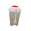 Salad Container Dinder in red