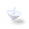 Spinning Top Buddy in white