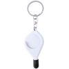 Keyring Coin Frits in white
